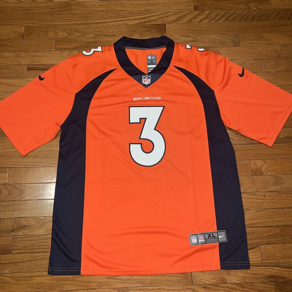 Nike Denver Broncos Russell Wilson #3 On Field Jersey Men's XL NFL Football
